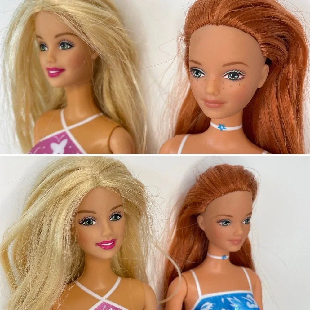 Palm Beach Barbie And Midge Doll Lot 2001 Incomplete